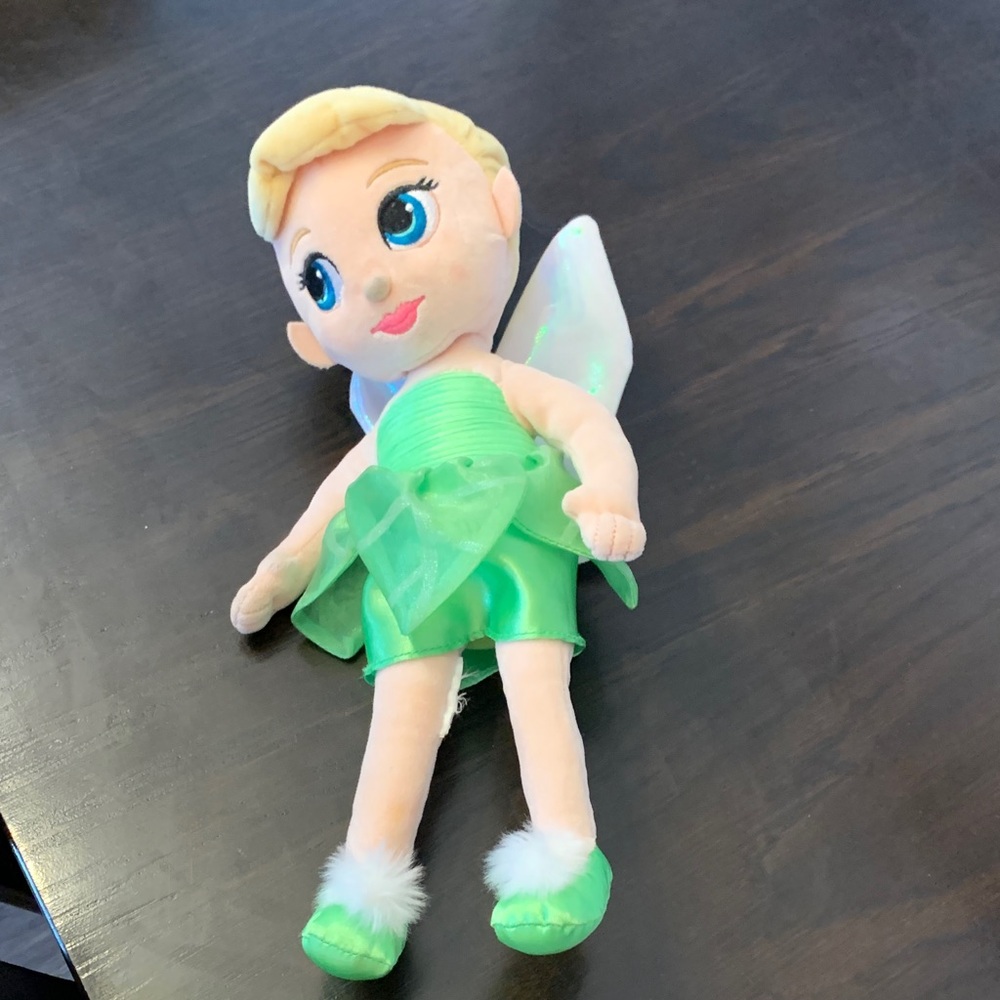 Tinker Bell Plush Doll with Green Dress